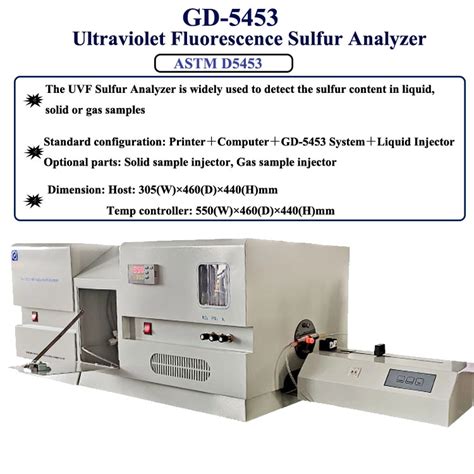 sulphur analyzer manufacturers|sulphur analyzer astm d5453.